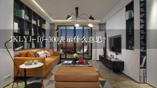 JKLYJ-10-300表示什么意思?