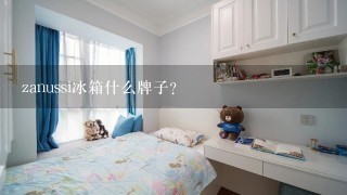 zanussi冰箱什么牌子？