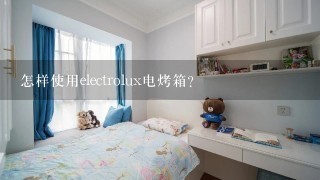 怎样使用electrolux电烤箱？